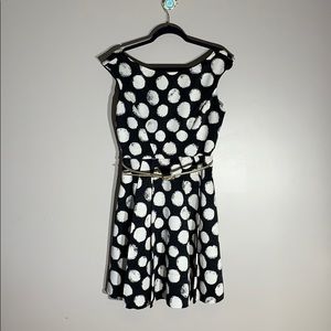 Black and White Cocktail Dress